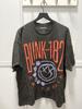 Maglietta Blink-182 Uomo Taglia Piccola Media Nera Grafica California Punk Rock Band T-shirt Unisex