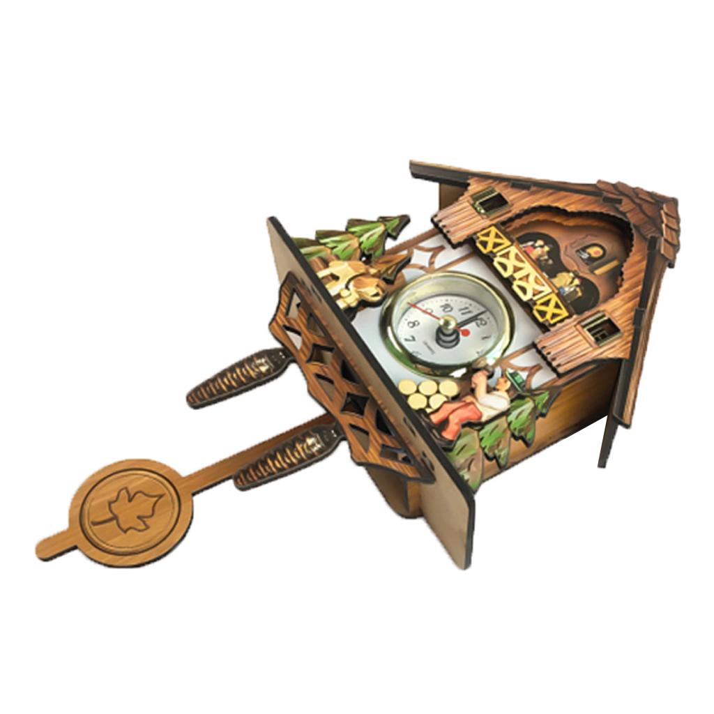 Carved Cuckoo Wall Clock Pendulum