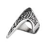 Kayi Obasi Flag Ottoman Empire Ring for Men Alien Fashion Motorcycle Stainless Steel Jewelry Gift
