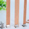 30Pcs Wooden Candles Wick with Metal Base Set Wick Clip for DIY Candle Making