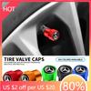 New 2025 Hot 4pcs Car Tire Valve Caps Emblem Metal Cap Case For Mercedes Benz AMG W203 W204 W222 W221 W253 W205 W166 W167 W176 W