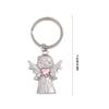 Alloy Angel Keychain Decorative Charm For Keys Or Bags Featuring Heart Symbol Luck Ideal Present