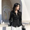 Giacca Primaverile Chic Francese Taglie Forti da Donna - 2025 Lusso Leggero