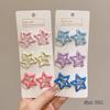 Y2K Dopamine Color Pentagram Small Hair Clip for Women & Kids - Cute Bangs & Side Hair Accessory