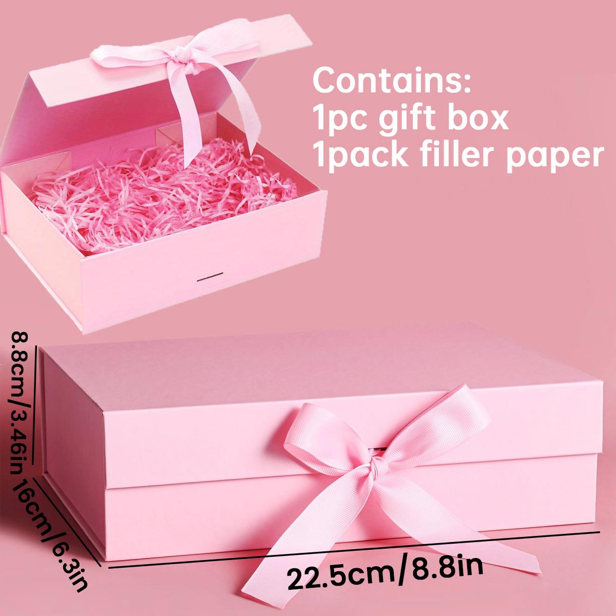 

Pink Magnetic Gift Box, Luxury Gift Box, Gift Wrapping Box For Birthday Holiday Party Christmas Halloween Anniversary Other