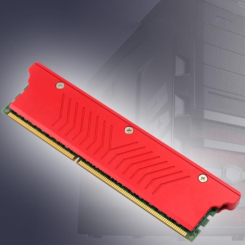 Computer Water Coolers Aluminum Alloy Memory Coolers Memory Cooling Vest Memory Heat Dissipation Pad for DDR5 Desktop