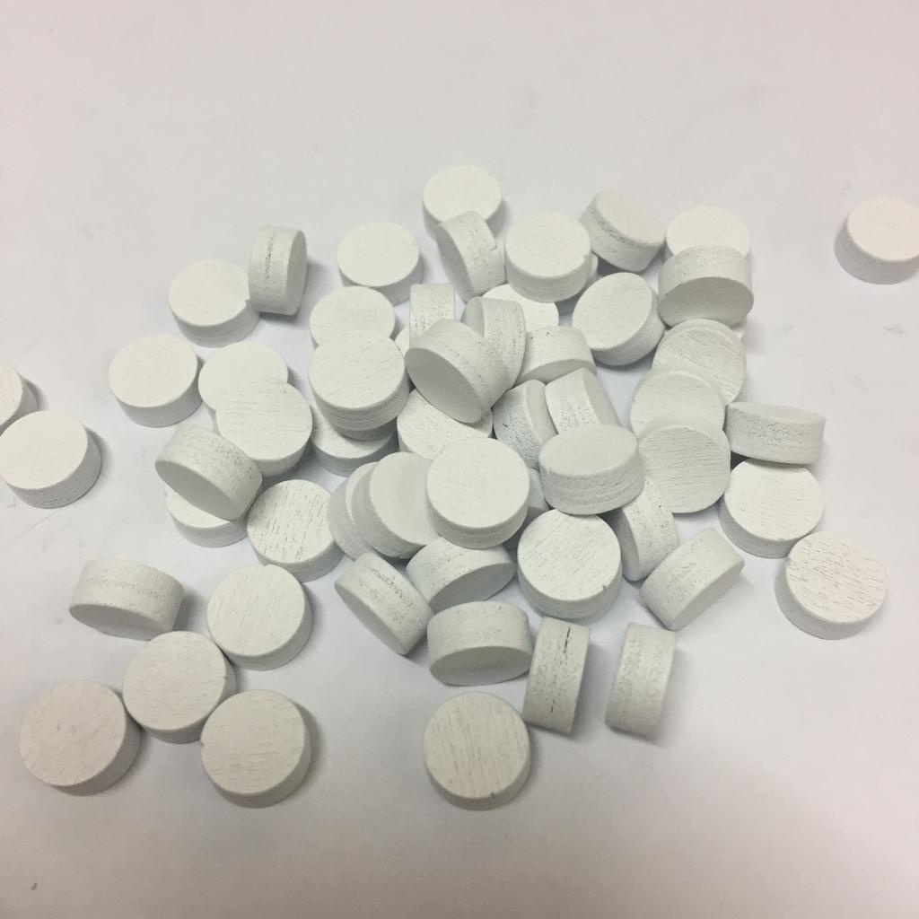 100 Stück Scheiben Durchmesser 10*5mm 10mm Scheiben Bauer Holz Spielfiguren Bunte Bauernschach Für Brettspiel Pädagogische Spiele Zubehör