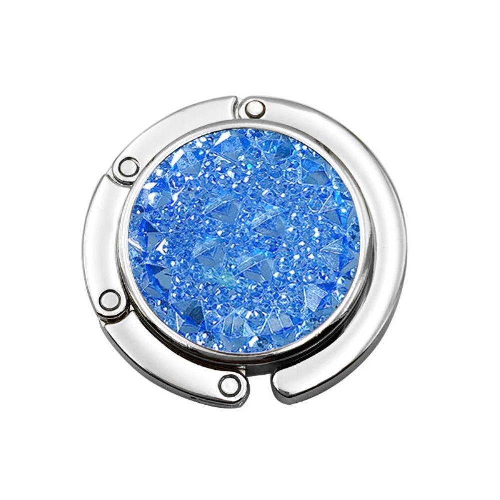 Round Bag Hook Holder Aluminum Alloy Handbag Hook Portable Folding Hook  Women