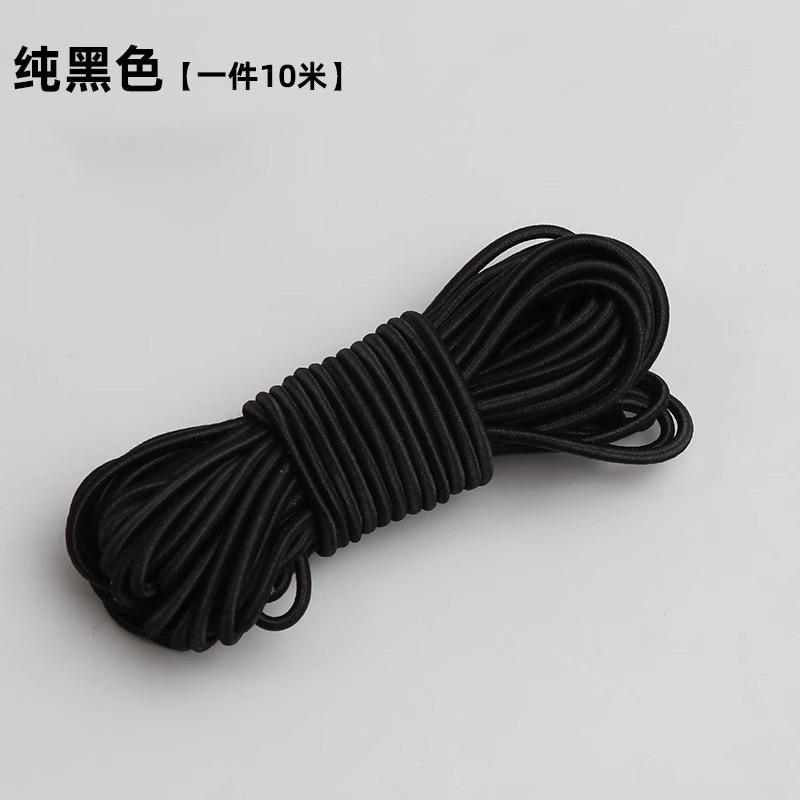 Hohe elastische elastische Seil langlebiges rundes elastisches Band rundes Gummiband Rinderband Seil elastisches Verstellseil elastisches Drahtseil dünn
