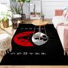 1Pc Uchiha Itachi Crow Silhouette Printed Flannel Rug Soft Non Slip Carpet for Bedroom Living Room Office Floor Outdoor Home Decor Xmas Gift Q1585