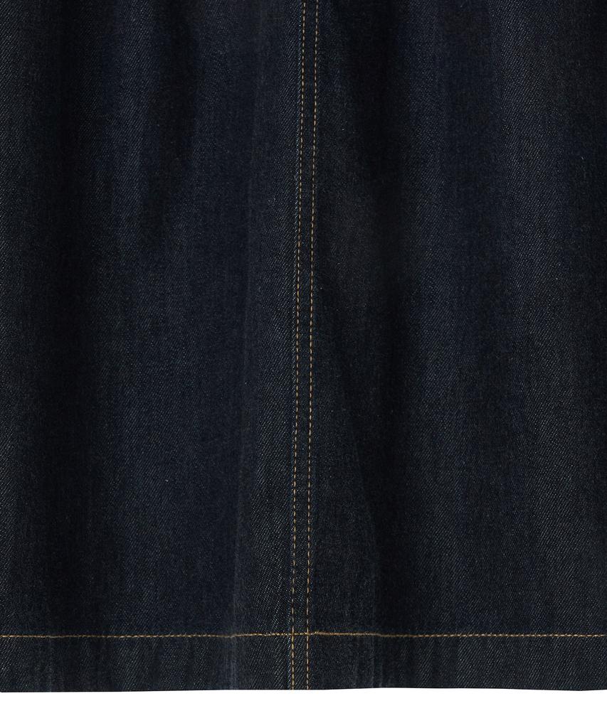 Lee Raw Belted Flare Skirt