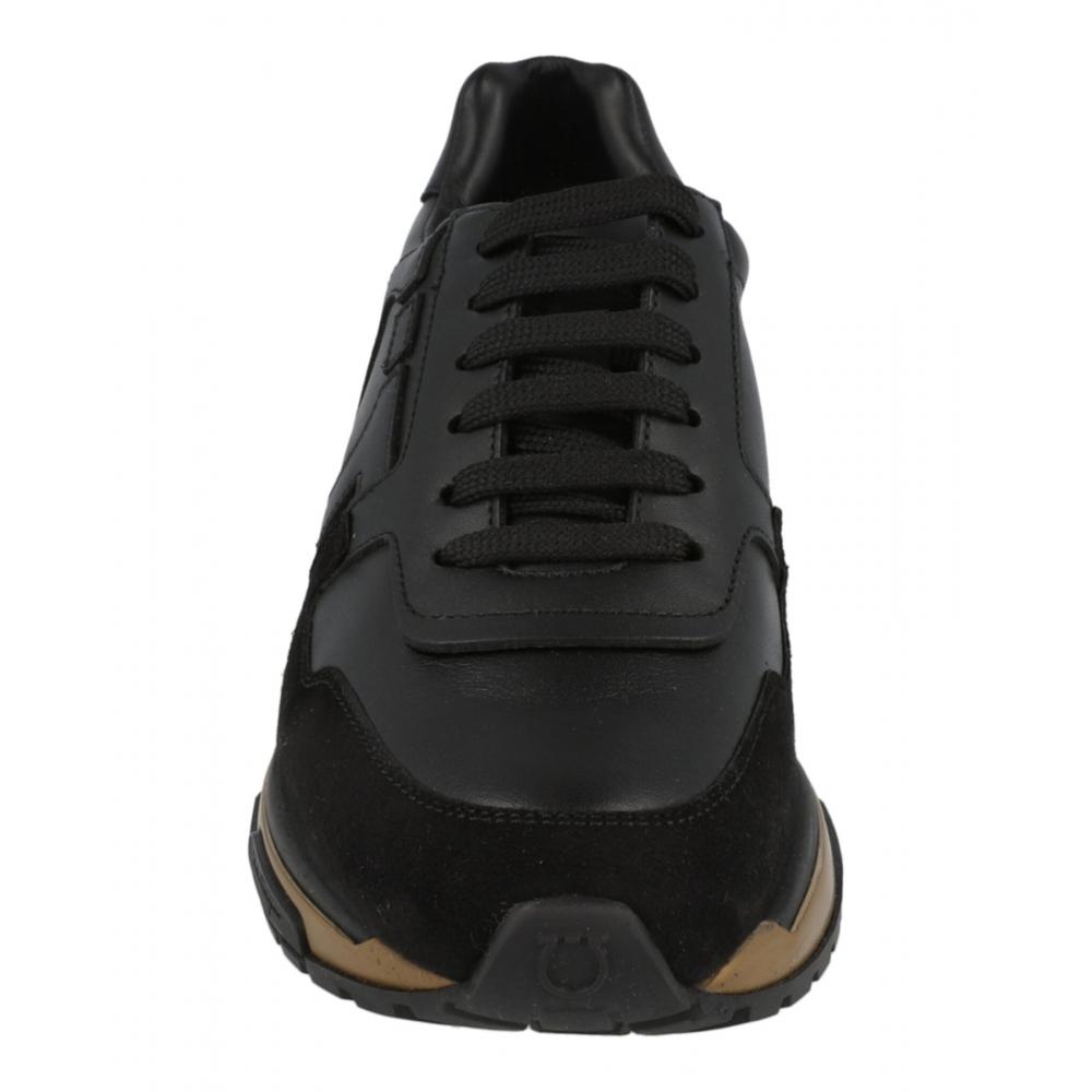 Salvatore Ferragamo Brooklyn Low Top Sneakers Black