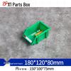 Thickened Tool and Parts Storage Box with Slanted Mouth