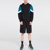 Li Ning Color Block Hooded Sports Sweatshirt Men Sweatshirts Black AWDQ107-1