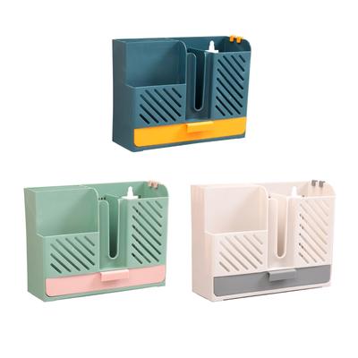 Chopsticks Tube Kitchen Tableware Rack Knife Rack Integrated Household Multi-functional Drain Chopsticks Cage Wall Box