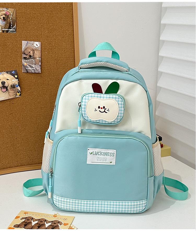 

Spacious Cute And Cartoon Backpack For Students With Ergonomic Shoulder Straps Ideal For School And Everyday Use зелёный