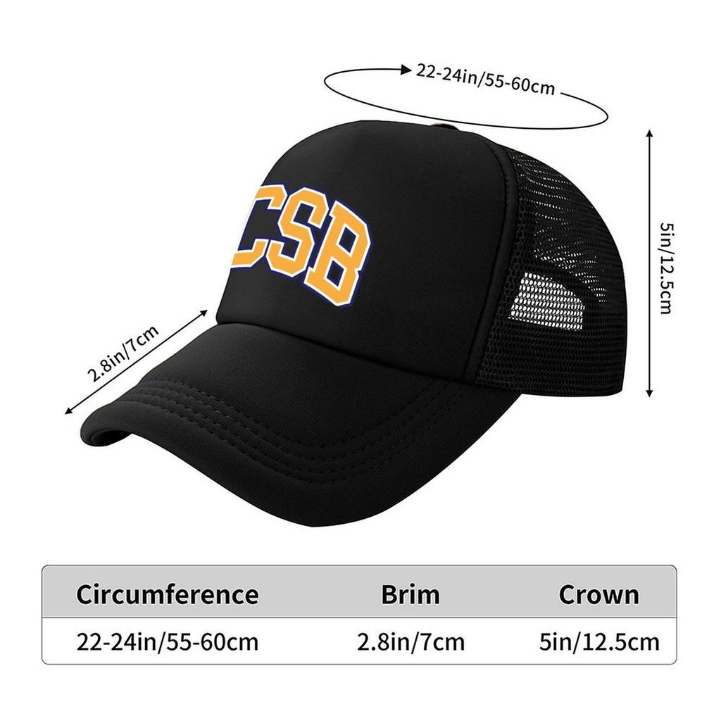 Ucsb College Font Baseball Cap Fashionable Western Hat Hats On Offer Big Size Hat Caps Women Mens