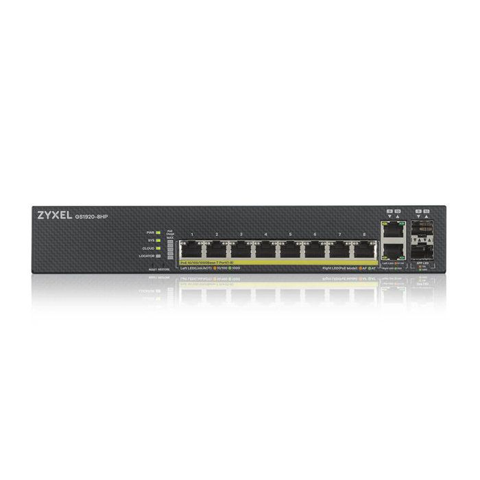 Zyxel 10-port Smart Managed Gigabit Switch 8x