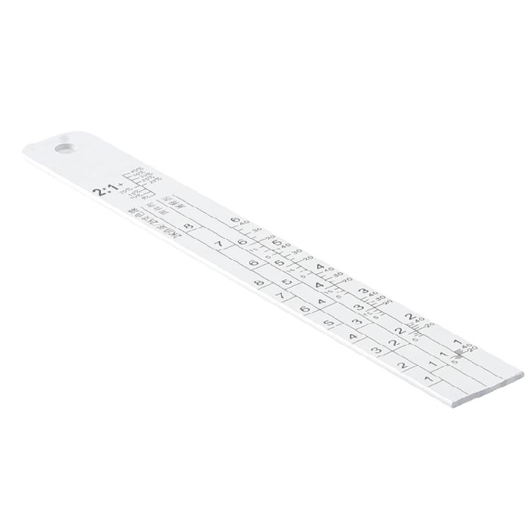 Car Paint Scale Varnish Curing Agent Scale Ruler Corrosion Resistant Thickening Paint Ruler Vehicle Paint Mixing Ruler