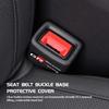 For Toyota Car Seat Safety Belt Buckle Base Clip Protection Cover Crown GR Corolla YARIS Auris C-HR Hilux Vios Prius