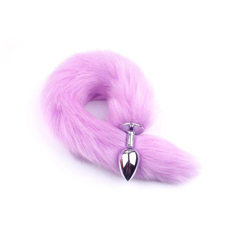 Sexy Fox Tail Anal Plug Anal Toy For Women Adult Sex Product Men Butt Plugs Stainles Steel Anal Plug Cosplay Sex Toys For Couple