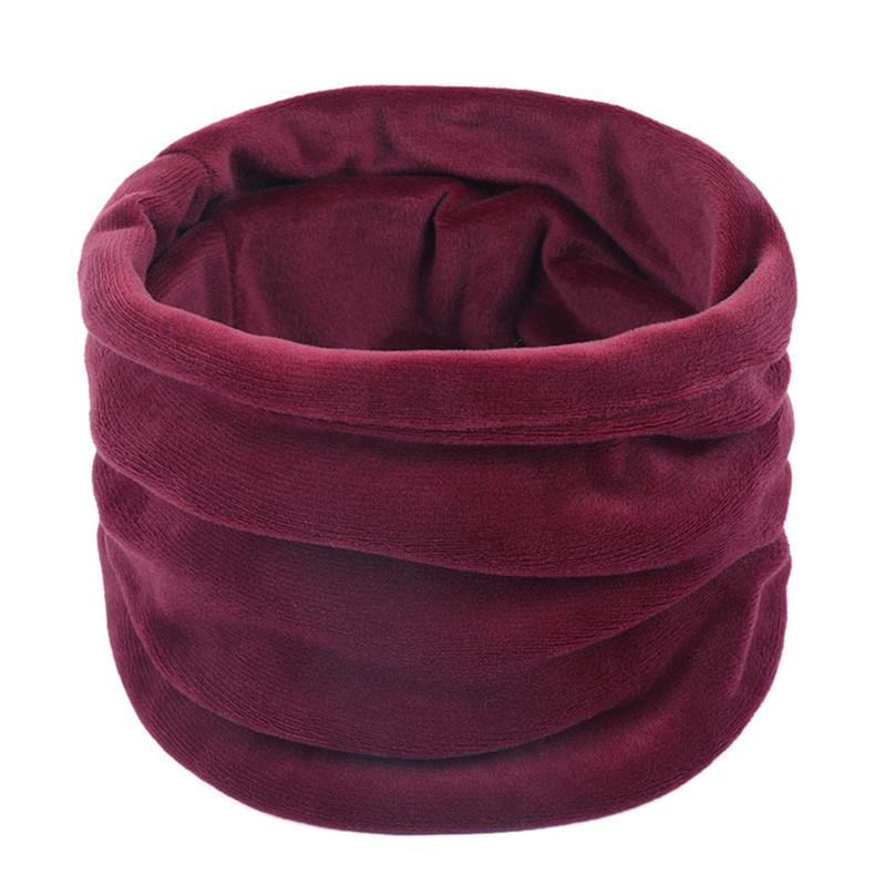 Outdoor Neck Gaiter Neck Warmers Sports Unisex Ski Tube Scarf 1Pc Velvet Tube Scarves