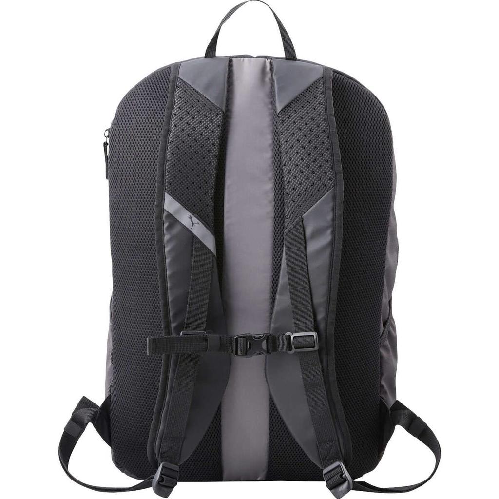 Puma TEAMFINAL 2024 Heather Standard Backpack, 45L, 079267, Spring/Summer Colorway, Black/Medium Gray, (02),