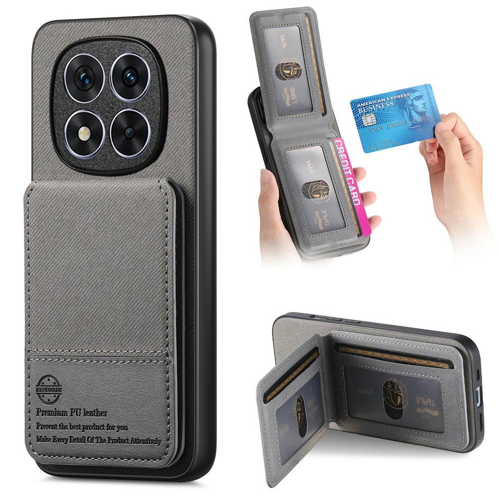 Handyhülle für Xiaomi Redmi Note 14 15 Pro Plus RFID Leder Kartenrückseite Mi Telefon Redmi 15c 14c Note 15 14 Pro+ Brieftaschen-Hülle