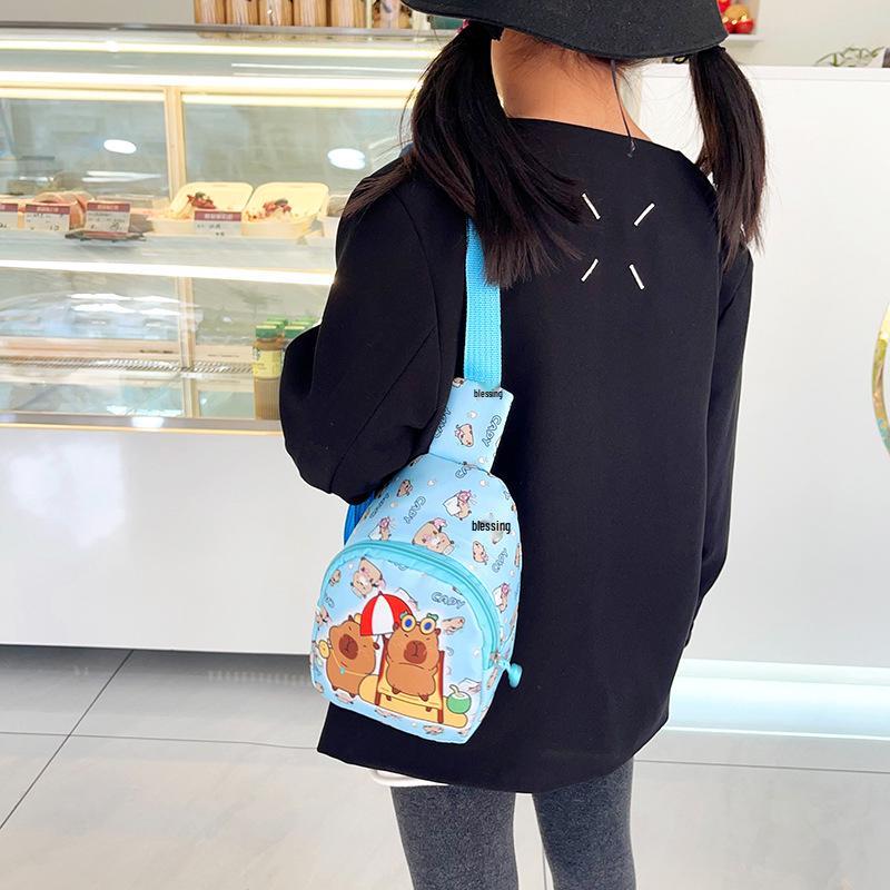 Trendy Cartoon Kids' Crossbody Chest Bag for Boys & Girls