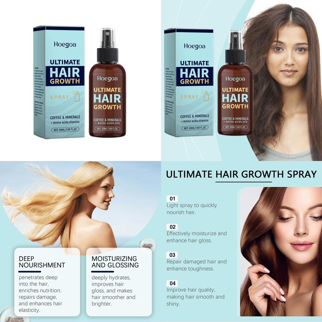 Hoegoa Nourishing Hair Care Essence Spray For Shiny Moisturized Healthy Hair 50ml