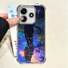 Night Moon Cat Dreamy Art Soft Phone Case For Xiaomi Poco X7 X8 Pro Max X6 X5 X3 F8 Ultra F7 M8 M7 M5S Redmi 15C 15A 15 14C 13C