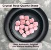 TOI SHOP Rose Quartz Agate Tumble Stone. for Reiki, Crystal, Vastu, Fang Shui Aura, Home Decor, Office Decor, Gifting, Good Luck, Showpiece Etc. (Ro