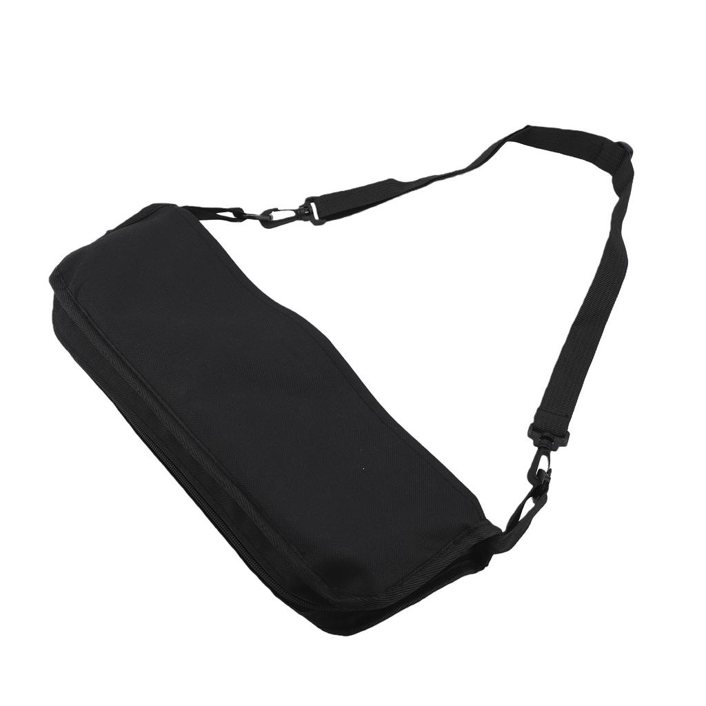 Portable Folding Stool Oxford Cloth Carbon Steel Water Proof Small Camping Stool Folding Chair for Hiking Fishing Black