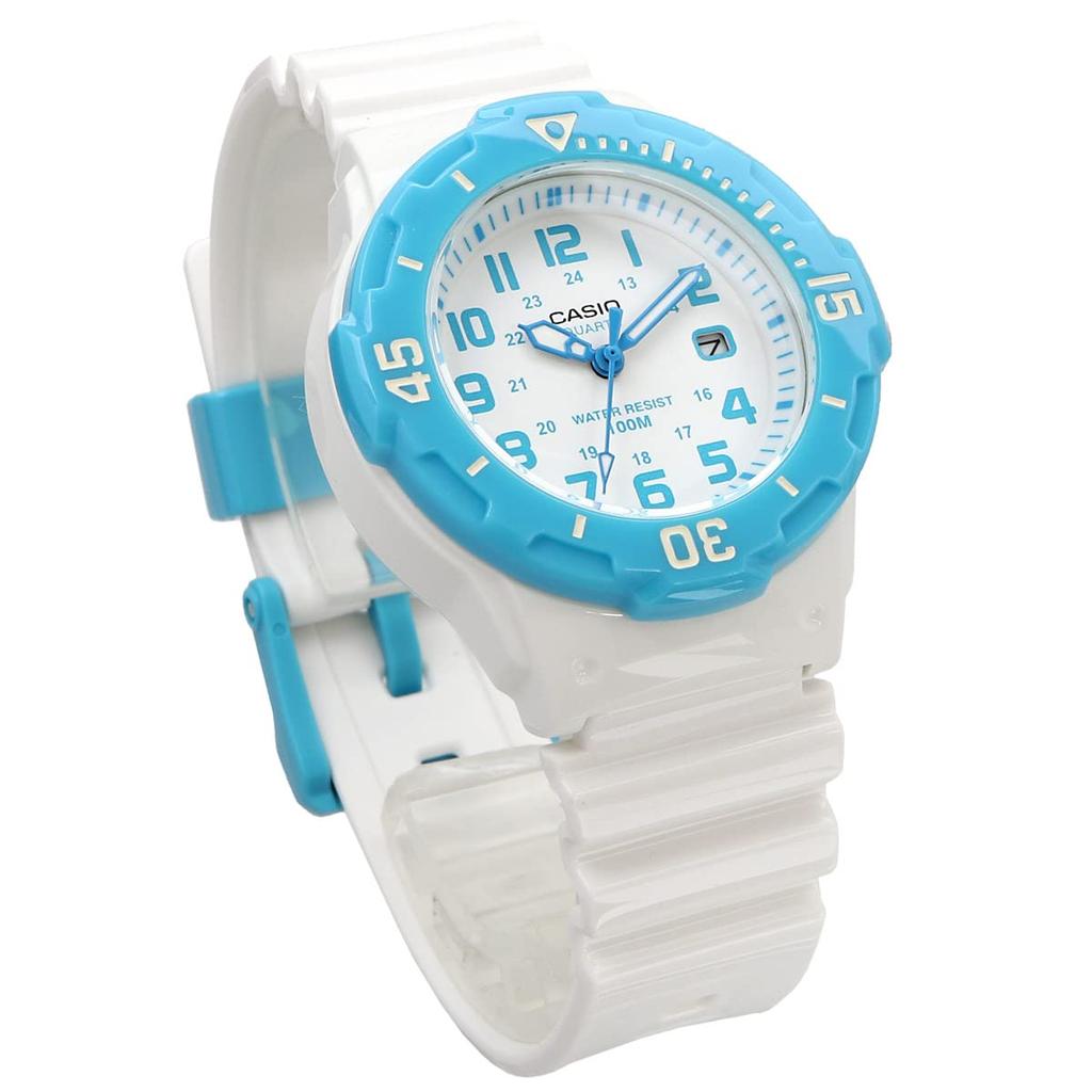 CASIO Analog Watch Kids Cheap Casio Gloss White x Blue Overseas Model [Casio] LRW-200H-2BV Women's [Item]