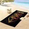 Number 25 Print Beach Towel, Large Soft Quick Dry Towel for Beach Camping Swimming