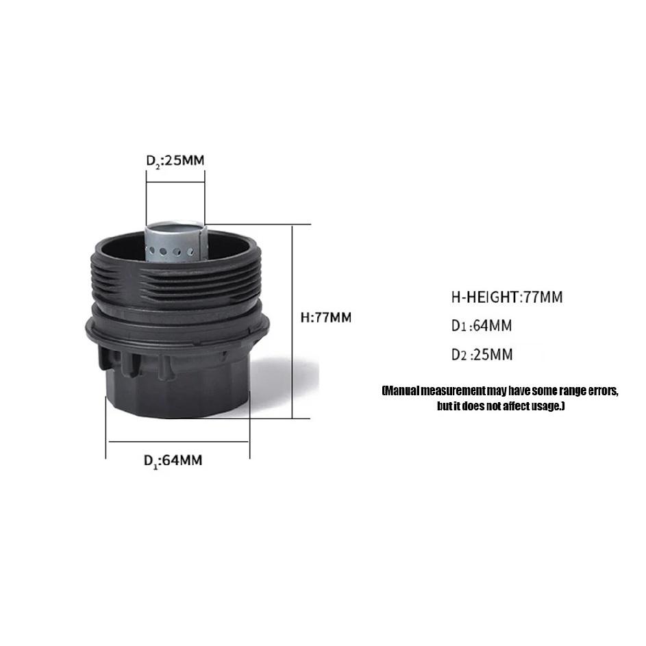 New Black Oil Filter Housing Cap 15620-37010 1562037010 Fit For Toyota for Corolla Prius Matrix fit for Lexus CT200h