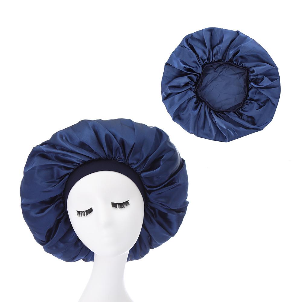 Extra Large Satin Sleep Cap: Wide Brim Headscarf for Hair Protection and Chemo Care