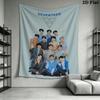 SEVENTEEN Wall Tapestry Aesthetic Wall Hanging Printed Fabric Blanket Decorative Tapestries for Bedroom Living Room Home Decor
