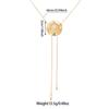 Vintage-style cowboy hat pendant necklace, adjustable drawstring sweater chain, versatile accessory