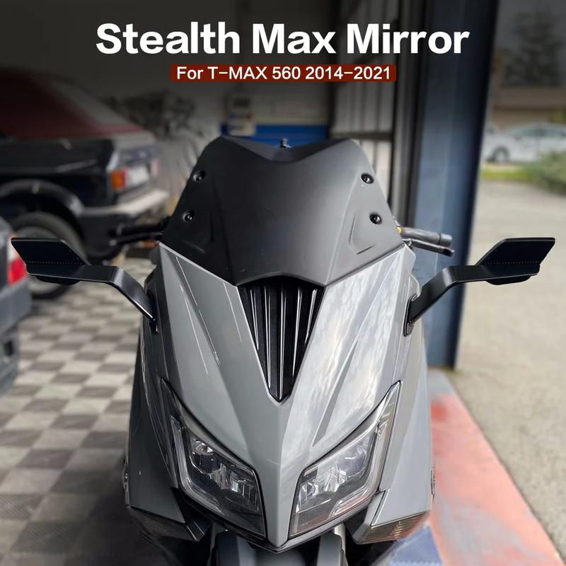 Motorcycle Accessories Stealth Max Mirror Adjustable Side Rearview Mirrors For Yamaha TMAX 530 T-MAX560 Tmax 500 TMAX560 TMAX530