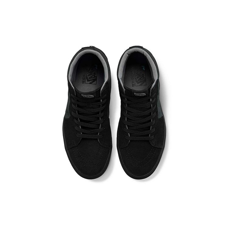 Vans Neighborhood X Sk8 Plátěné vysoké skate boty Unisex Tenisky Černé VN0A3WMB6E6