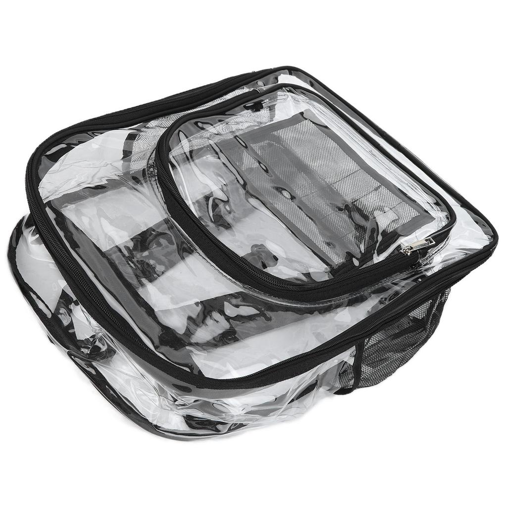 Rucsac Transparent Impermeabil din PVC Geantă de Depozitare Rucsac Școlar pentru Studenți pentru Călătorii în Aer Liber