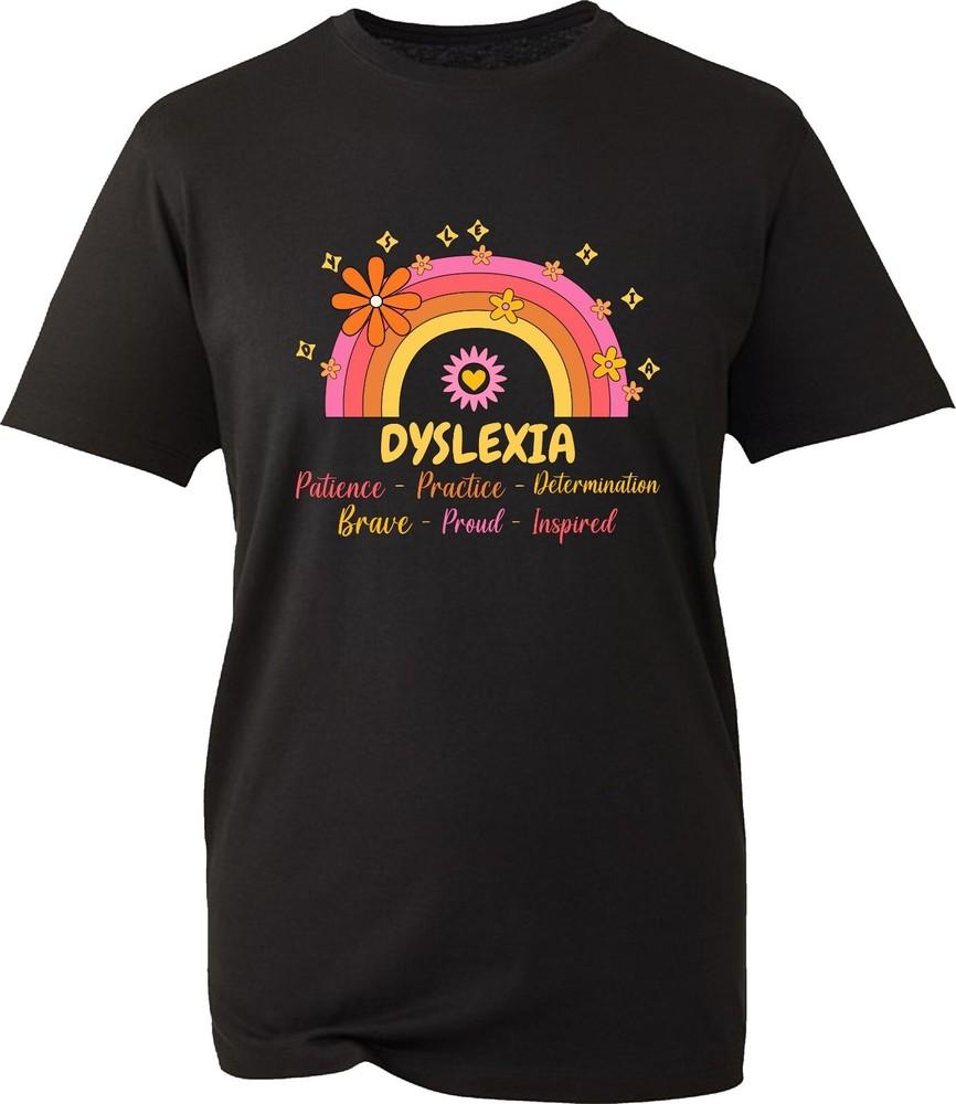 Dyslexia Awareness Vintage Tshirt Dyslexic School Patience Inspired Gift Top