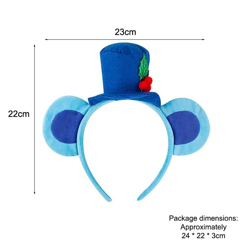 Sött Pannband med Björnöron Halloween Hårband Djurkostym Barn Vuxen Festtillbehör För Halloween Cosplay