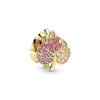 NEW DIY Sparkling Gold-Plating Serise Family Star Flower Cake Charm Bead Fit Silver European Bracelet Jewelry Gift