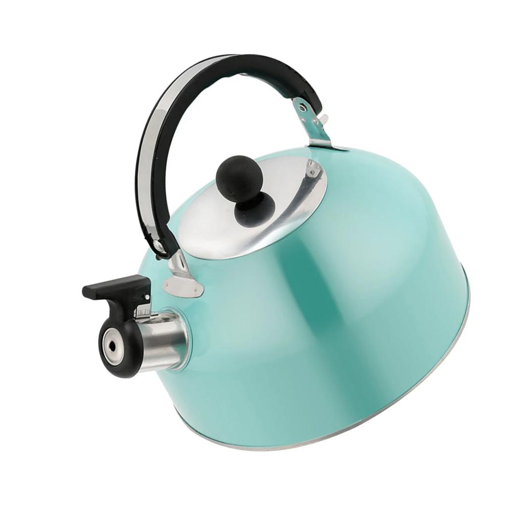 Tea Kettle Flat Bottom Stainless Steel Teapot for Stovetop Induction Cooker 3L Large Capacity