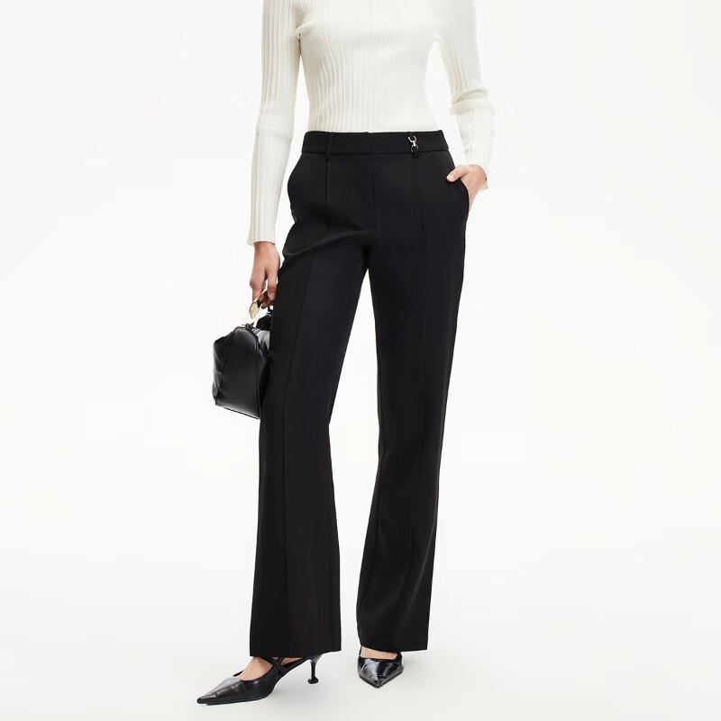 VEROMODA Women's High-Waisted Flared Casual Pants