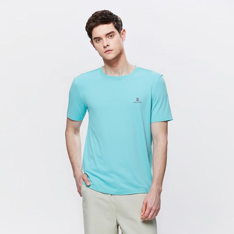 MONTAGUT Men s Solid Short Sleeve T-shirt 3XL