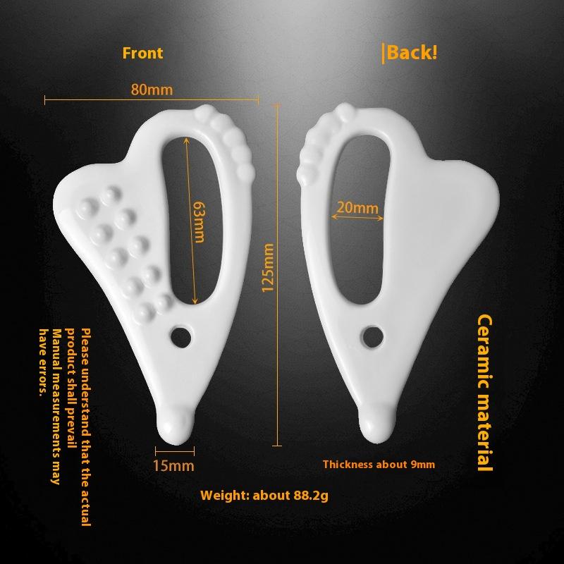 

Ceramic Guasha Soard Skin Scraping Tools Face Massager Lift Acupoint Massager Whole Body Relax Body Meridian Scraper Beauty Tool
