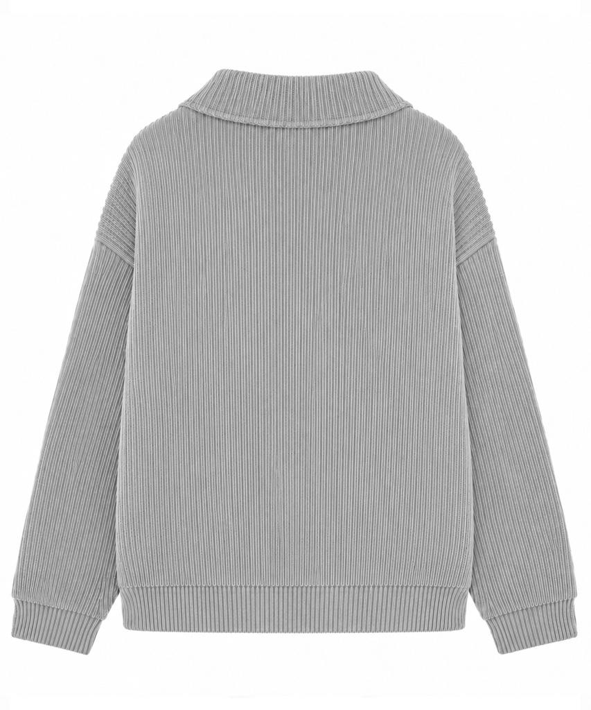 GCLIP Regular Fit Half-Zip Collared Sweatshirt 5 Colors
